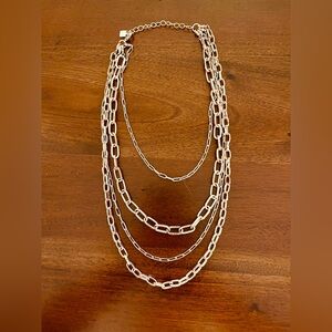 Park Lane Ambrosia Rose Gold 4 Chain Layered Necklace